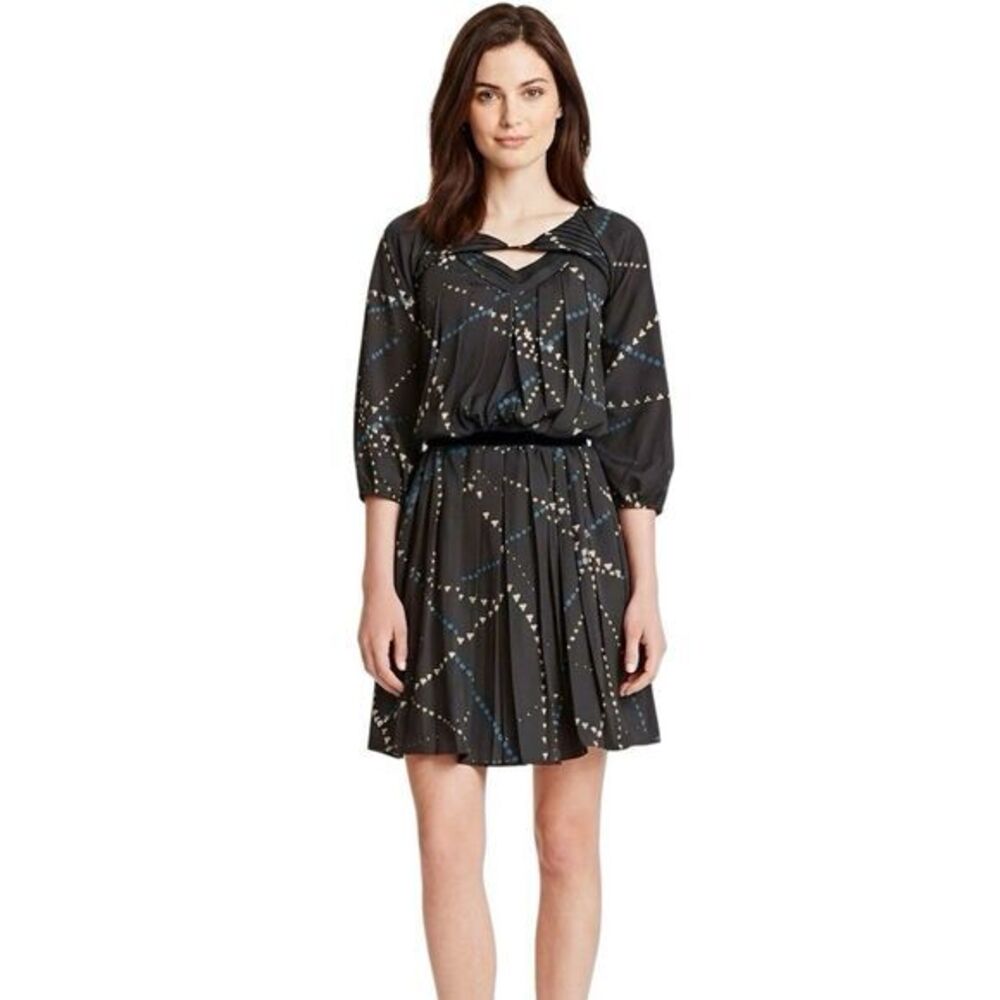 Jessica Simpson Womens Dress Sz 10 3/4 Sleeve Boho Bohemian Modern Dinner Date
